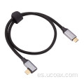 USB C a Tipo C Cable de 90 grados